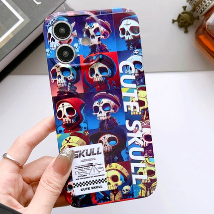 Painted Pattern Precise Hole PC Phone Case, For iPhone 12