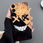 For iPhone 12 / Black Yellow Smiling
