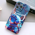 For iPhone 12 Pro Max / Blue Paint Astronaut