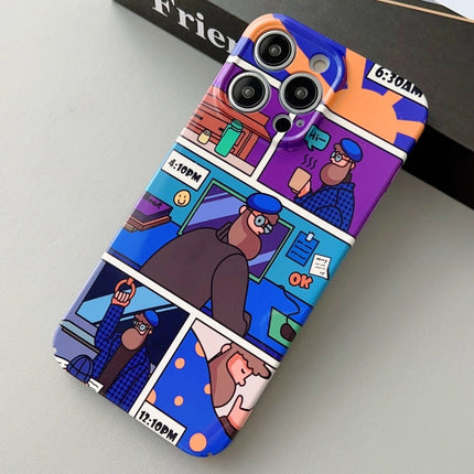 Painted Pattern Precise Hole PC Phone Case, For iPhone 12 Pro Max