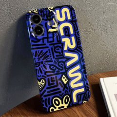 Painted Pattern Precise Hole PC Phone Case, For iPhone 11