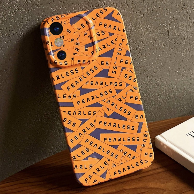 Painted Pattern Precise Hole PC Phone Case, For iPhone X / XS
