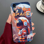For iPhone X / XS / Orange Astronaut