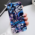 For iPhone X / XS / Purple Comics