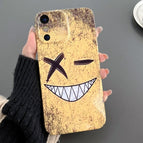 For iPhone X / XS / Yellow Background Smiling