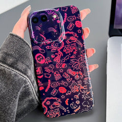 Painted Pattern Precise Hole PC Phone Case, For iPhone 8 Plus / 7 Plus