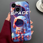 For iPhone 15 / Orange White Astronaut