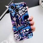 For iPhone 15 Plus / Purple Comics