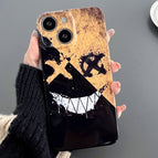 For iPhone 15 Plus / Black Yellow Smiling