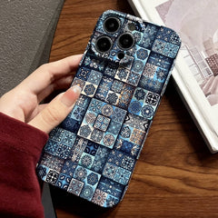 Painted Pattern Precise Hole PC Phone Case, For iPhone 15 Pro Max