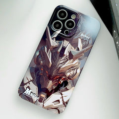Painted Pattern Precise Hole PC Phone Case, For iPhone 15 Pro Max