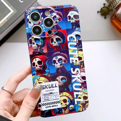 Painted Pattern Precise Hole PC Phone Case, For iPhone 15 Pro Max