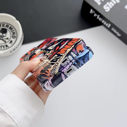 Painted Pattern Precise Hole PC Phone Case, For iPhone X / XS