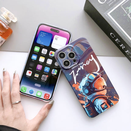 Painted Pattern Precise Hole PC Phone Case, For iPhone X / XS
