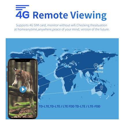 ESCAM QF380 4MP Network Solar PIR Alert Smart Wildlife Hunting Camera