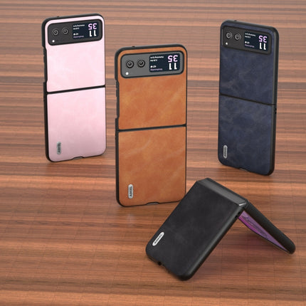 ABEEL Cowhide Texture PU Phone Case, For Motorola Razr 40, For Motorola Razr 40 Ultra