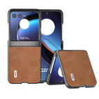 For Motorola Razr 40 Ultra / Brown