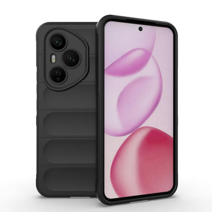 Magic Shield TPU + Flannel Phone Case, For Honor 500 Pro Global 155.8mm, For Honor 400 Pro 5G Global 160.8mm