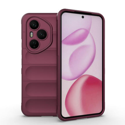 Magic Shield TPU + Flannel Phone Case, For Honor 500 Pro Global 155.8mm, For Honor 400 Pro 5G Global 160.8mm