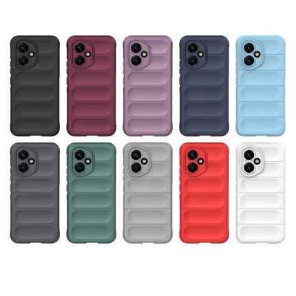 Magic Shield TPU + Flannel Phone Case, For Honor 400 Global 156.5mm, For Honor X60 Pro 5G