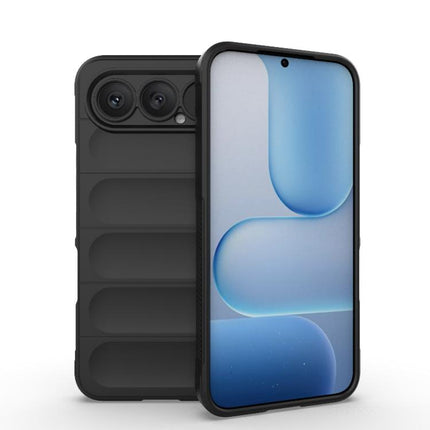 Magic Shield TPU + Flannel Phone Case, For Honor 500 Pro Global 155.8mm, For Honor 400 Pro 5G Global 160.8mm