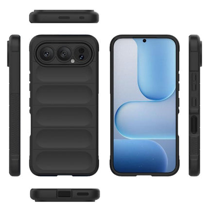 Magic Shield TPU + Flannel Phone Case, For Honor 500 Pro Global 155.8mm, For Honor 400 Pro 5G Global 160.8mm