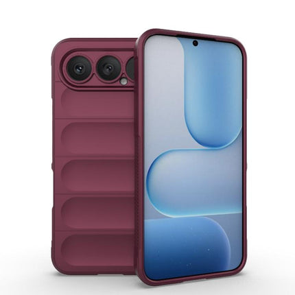 Magic Shield TPU + Flannel Phone Case, For Honor 500 Pro Global 155.8mm, For Honor 400 Pro 5G Global 160.8mm