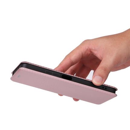 Carbon Fiber Texture Flip Leather Phone Case, For Xiaomi Redmi 12 4G