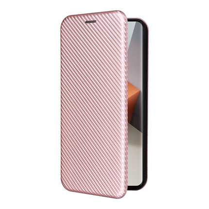 Carbon Fiber Texture Flip Leather Phone Case, For Xiaomi Redmi Note 13 Pro+ 5G, For Xiaomi Redmi Note 13 Pro, For Xiaomi Redmi K60 Ultra, For Xiaomi Redmi 12R / Poco M6 Pro