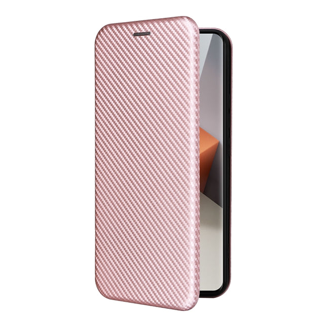 Carbon Fiber Texture Flip Leather Phone Case, For Xiaomi Redmi Note 13 Pro+ 5G, For Xiaomi Redmi Note 13 Pro, For Xiaomi Redmi K60 Ultra, For Xiaomi Redmi 12R / Poco M6 Pro