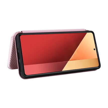 Carbon Fiber Texture Flip Leather Phone Case, For Xiaomi Redmi Note 13 Pro / M6 Pro 4G, For Xiaomi Redmi A3 4G, For Xiaomi Redmi Note 13 4G, For Xiaomi Redmi 13C 5G / 4G