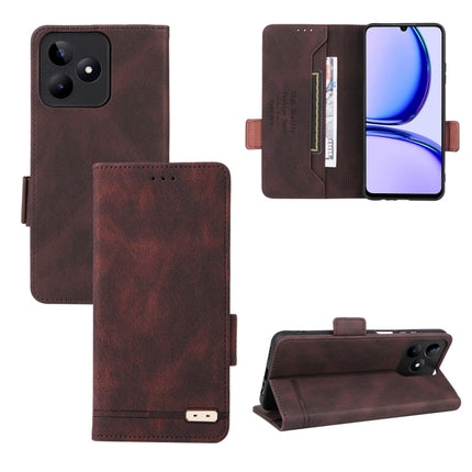 Magnetic Clasp Leather Phone Case, For Realme GT Neo6 / GT Neo6 SE, For Realme C63 / C61, For Realme GT5 5G, For Realme C53 4G / Narzo N53 4G