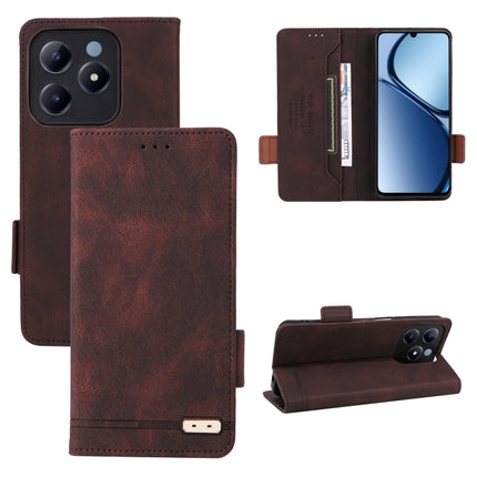 Magnetic Clasp Leather Phone Case, For Realme GT Neo6 / GT Neo6 SE, For Realme C63 / C61, For Realme GT5 5G, For Realme C53 4G / Narzo N53 4G