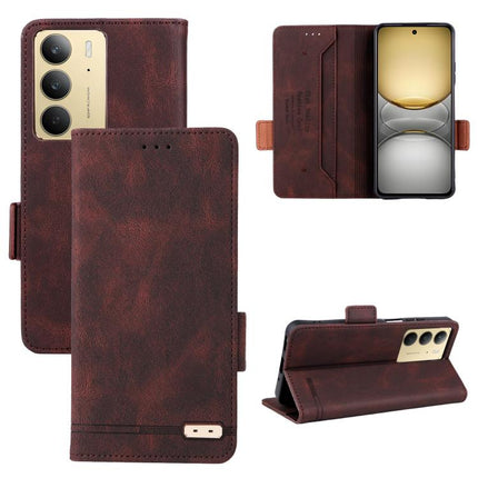 Magnetic Clasp Leather Phone Case, For Realme C75 4G, For Realme CT7 Pro, For Realme 13 Pro / 13 Pro+, For Realme GT 6 / GT 6T