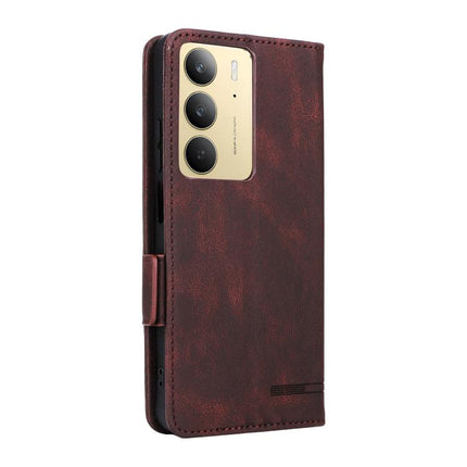 Magnetic Clasp Leather Phone Case, For Realme C75 4G, For Realme CT7 Pro, For Realme 13 Pro / 13 Pro+, For Realme GT 6 / GT 6T