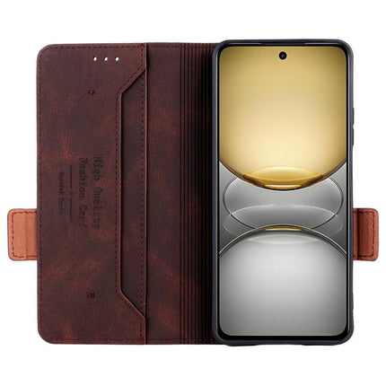 Magnetic Clasp Leather Phone Case, For Realme C75 4G, For Realme CT7 Pro, For Realme 13 Pro / 13 Pro+, For Realme GT 6 / GT 6T