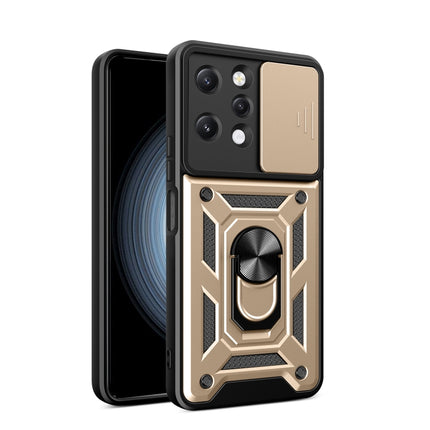 Sliding Camera Cover Design TPU Hybrid PC Phone Case, For Xiaomi Redmi 12 4G, For Xiaomi Redmi 12C 4G / 11A 4G