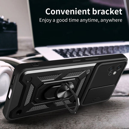 Sliding Camera Cover Design TPU+PC Phone Case, For Motorola Moto G32
