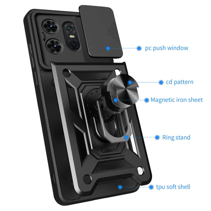 Sliding Camera Cover Design TPU+PC Phone Case, For Motorola Edge 50 Pro Global, For Motorola Edge 50 Fusion, For Motorola Moto G 5G 2024