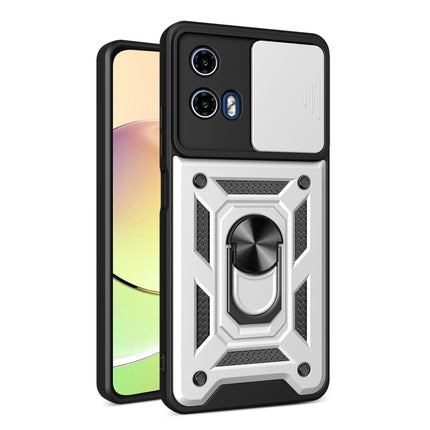 Sliding Camera Cover Design TPU+PC Phone Case, For Motorola Moto G04 / G24, For Motorola Moto G34 5G, For Motorola Moto G84
