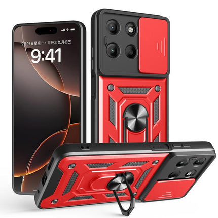 Sliding Camera Cover Design TPU+PC Phone Case, For Motorola Moto G15 / G17 4G, For Motorola Edge 70 Fusion 5G, For Motorola Signature 5G