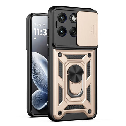 Sliding Camera Cover Design TPU+PC Phone Case, For Motorola Moto G15 / G17 4G, For Motorola Edge 70 Fusion 5G, For Motorola Signature 5G