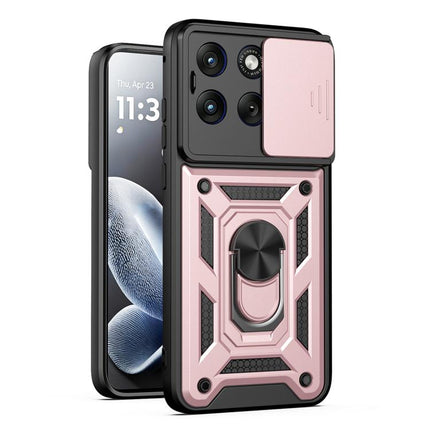 Sliding Camera Cover Design TPU+PC Phone Case, For Motorola Moto G15 / G17 4G, For Motorola Edge 70 Fusion 5G, For Motorola Signature 5G