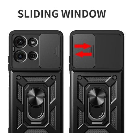 Sliding Camera Cover Design TPU+PC Phone Case, For Motorola Moto G75 / G86 5G, For Motorola Edge 70 5G, For Motorola Moto G06 4G