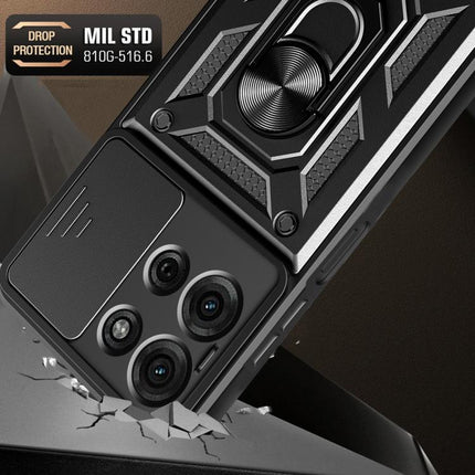Sliding Camera Cover Design TPU+PC Phone Case, For Motorola Moto G75 / G86 5G, For Motorola Edge 70 5G, For Motorola Moto G06 4G