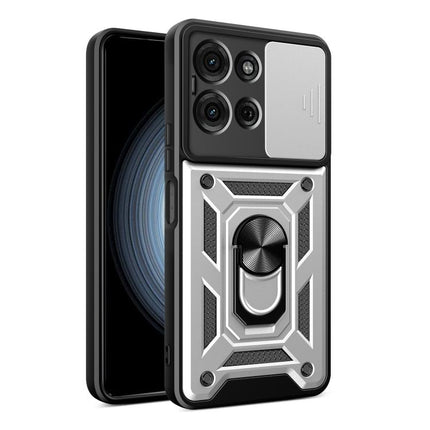 Sliding Camera Cover Design TPU+PC Phone Case, For Motorola Moto G75 / G86 5G, For Motorola Edge 70 5G, For Motorola Moto G06 4G