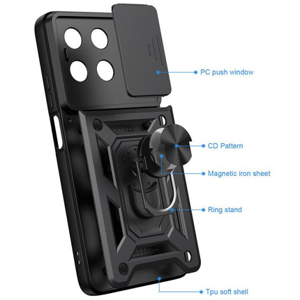Sliding Camera Cover Design TPU+PC Phone Case, For Motorola Moto G15 / G17 4G, For Motorola Edge 70 Fusion 5G, For Motorola Signature 5G