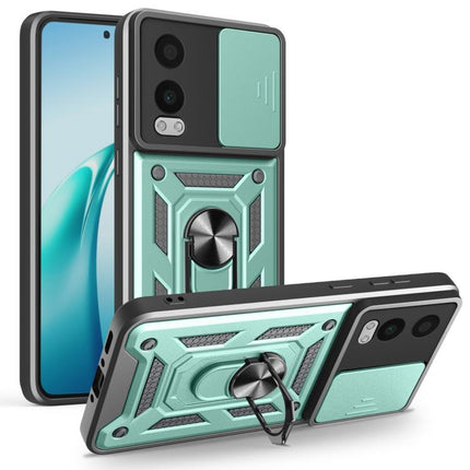 Sliding Camera Cover Design TPU+PC Phone Case, For OnePlus Nord CE4 Lite India, For OnePlus Nord CE4 Lite, For OnePlus Nord CE4 5G Global
