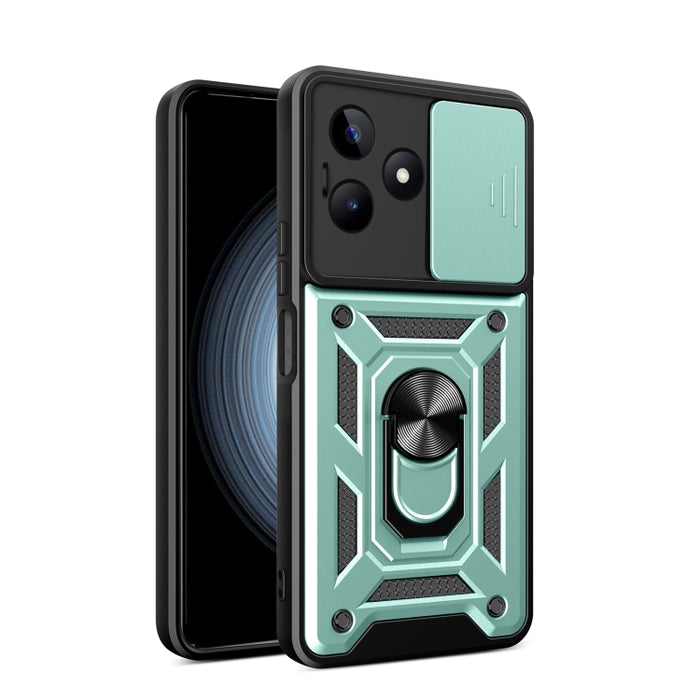 Sliding Camera Cover Design TPU+PC Phone Case, For Realme C53 4G / Narzo N53 4G, For Realme 11 Pro 5G / 11 Pro+, For Realme C65 4G