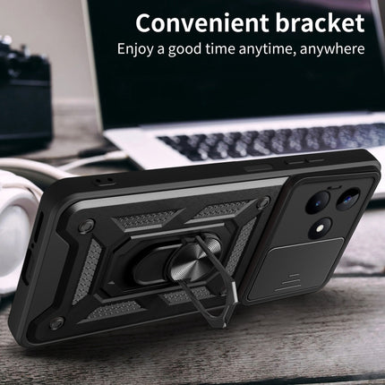 Sliding Camera Cover Design TPU+PC Phone Case, For Realme C53 4G / Narzo N53 4G, For Realme 11 Pro 5G / 11 Pro+, For Realme C65 4G